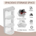 16 Inch Bathroom Vanity with Sink and Storage Shelf, Small Freestanding Bathroom Cabinet with Soft Close Door for Small Spaces
