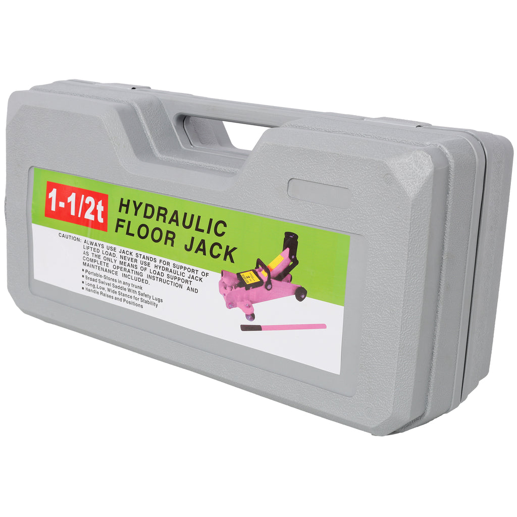 1.5 Ton Low Profile Floor Jack, Hydraulic Car Jack, Trailer Jack, Heavy Duty Steel Racing Jack, 3300lbs Lifting 5"-11.8
