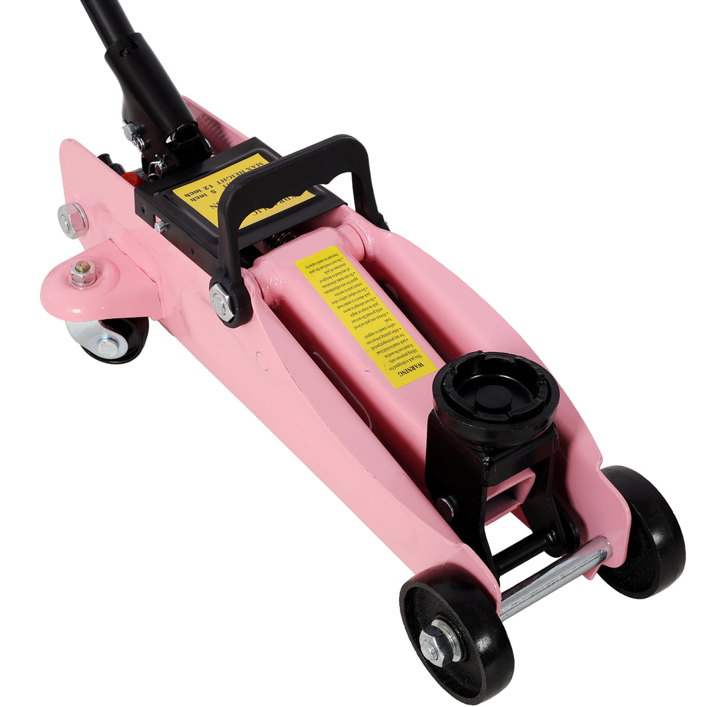 1.5 Ton Low Profile Floor Jack, Hydraulic Car Jack, Trailer Jack, Heavy Duty Steel Racing Jack, 3300lbs Lifting 5"-11.8