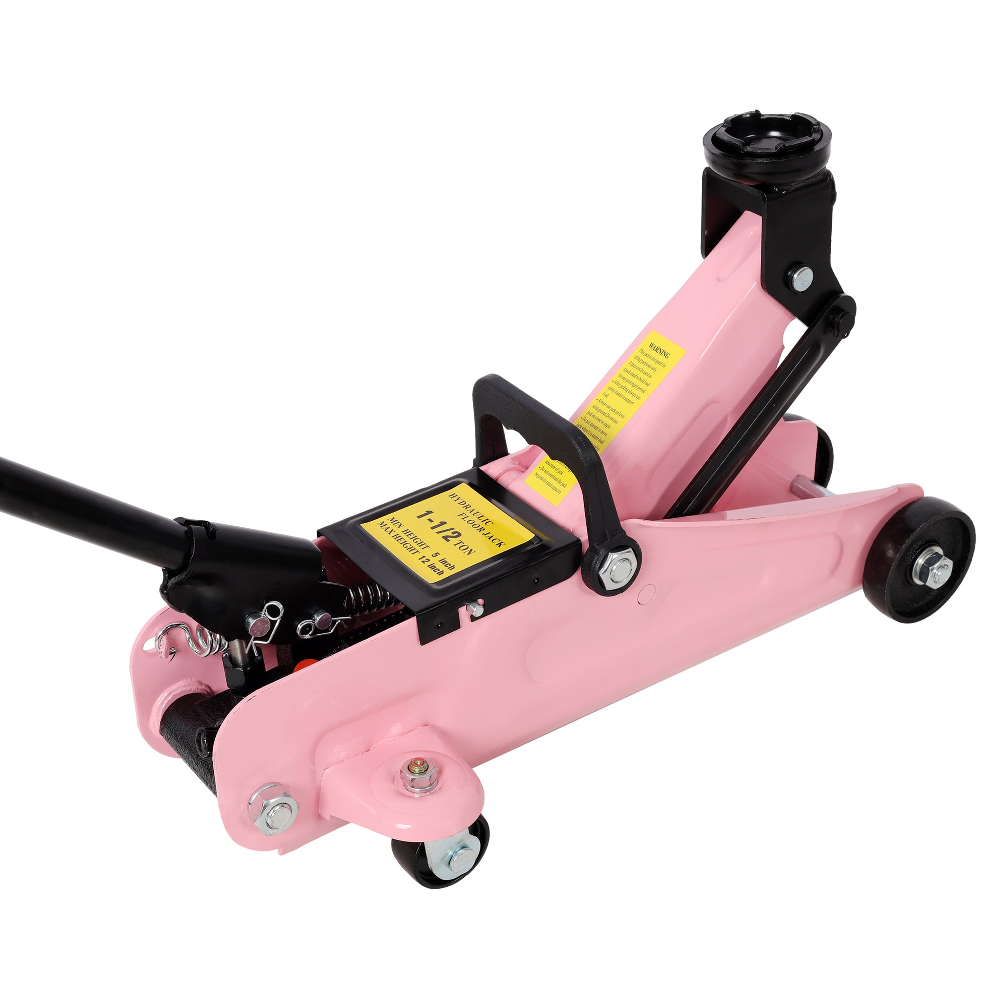 1.5 Ton Low Profile Floor Jack, Hydraulic Car Jack, Trailer Jack, Heavy Duty Steel Racing Jack, 3300lbs Lifting 5"-11.8