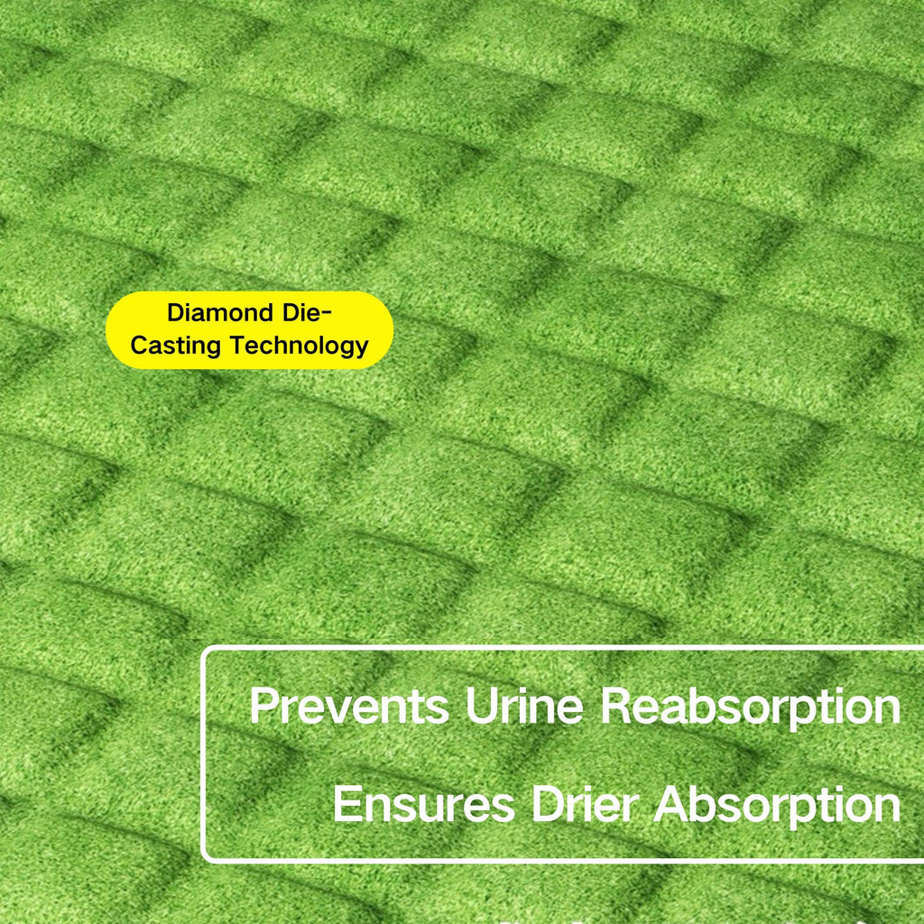Pee Pads for Dogs, Plant-Based, Leak-Proof, Absorbent, Puppy Training Pads, Target-like Induction, Soccer Court Design