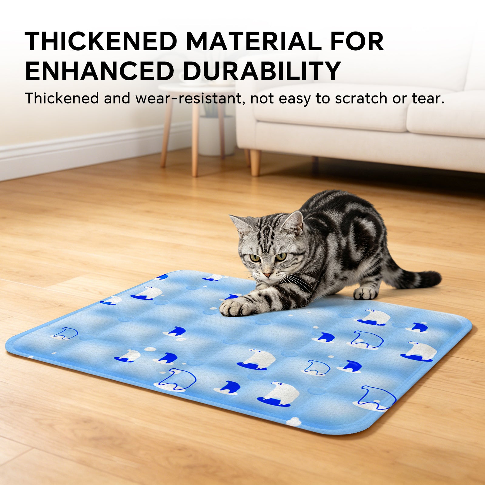 AEELLEEA Dog Cooling Pad, Washable Cooling Mat for Dogs & Cats, Summer Pet Cooling Bed for Crate Indoor Outdoor