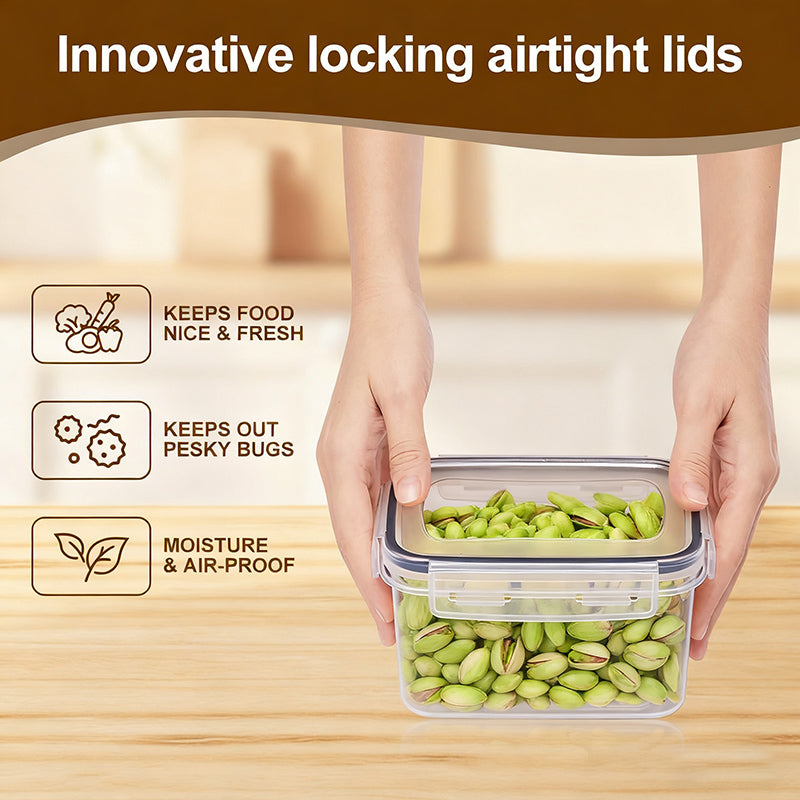12 PCS Flour and Sugar Storage Container Sets for Advanced Baker