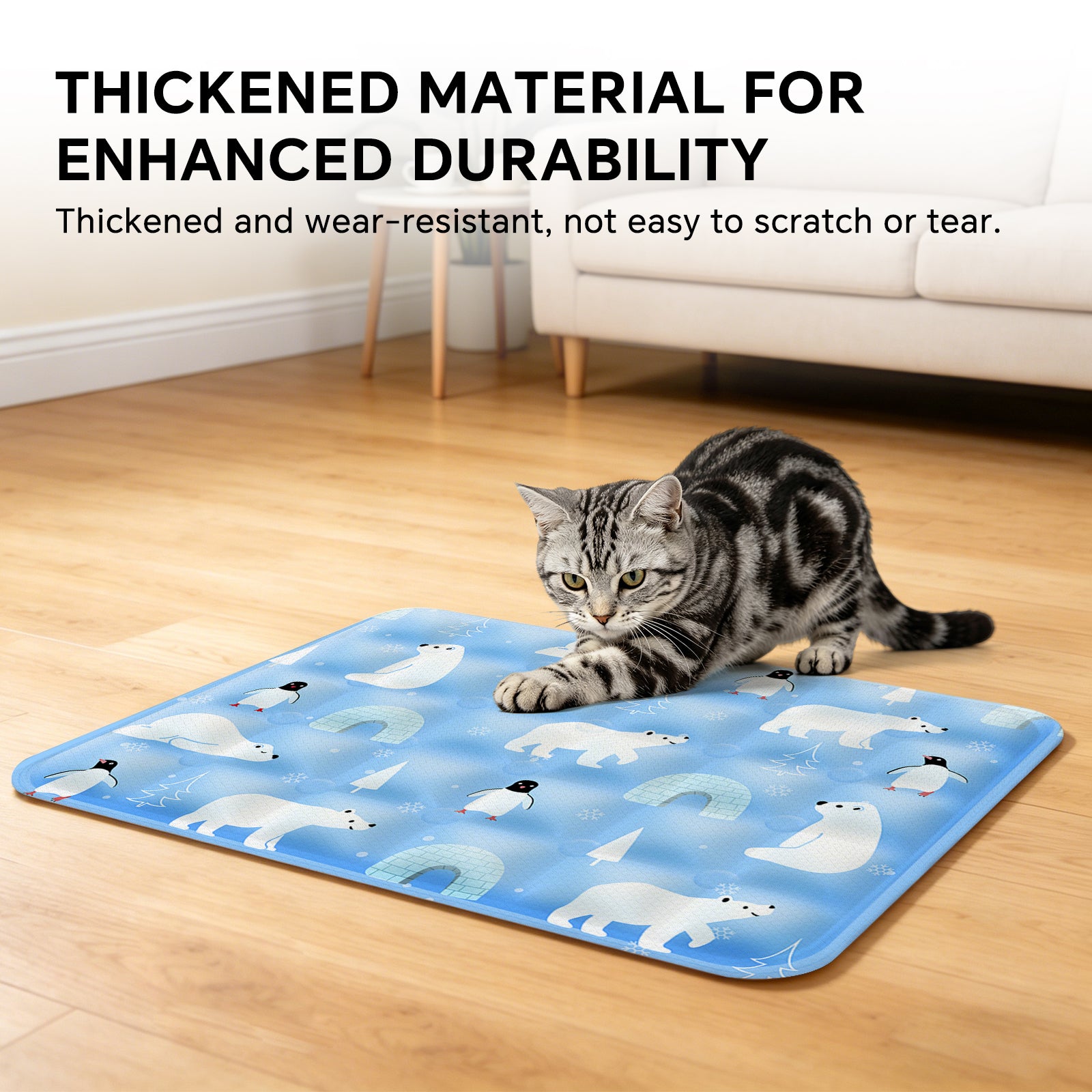 AEELLEEA Dog Cooling Pad, Washable Cooling Mat for Dogs & Cats, Summer Pet Cooling Bed for Crate Indoor Outdoor