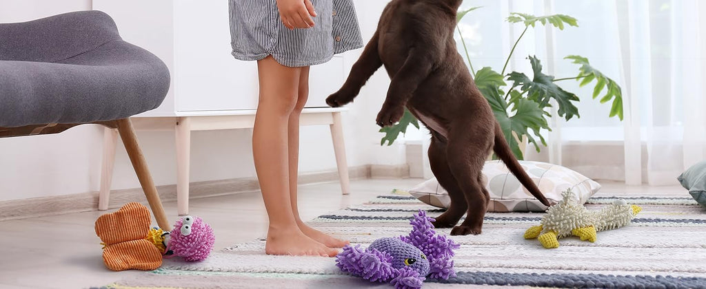 ZippyPaws Small Medium Large Dog Toys, Cute Soft Squeaky Crinkle Plush Stuffed Durable Pet Teething Animal Chew Toys for Small to Large Breed, Cognitive Stimuting Boredom Puppy Busy Birthdays Gifts