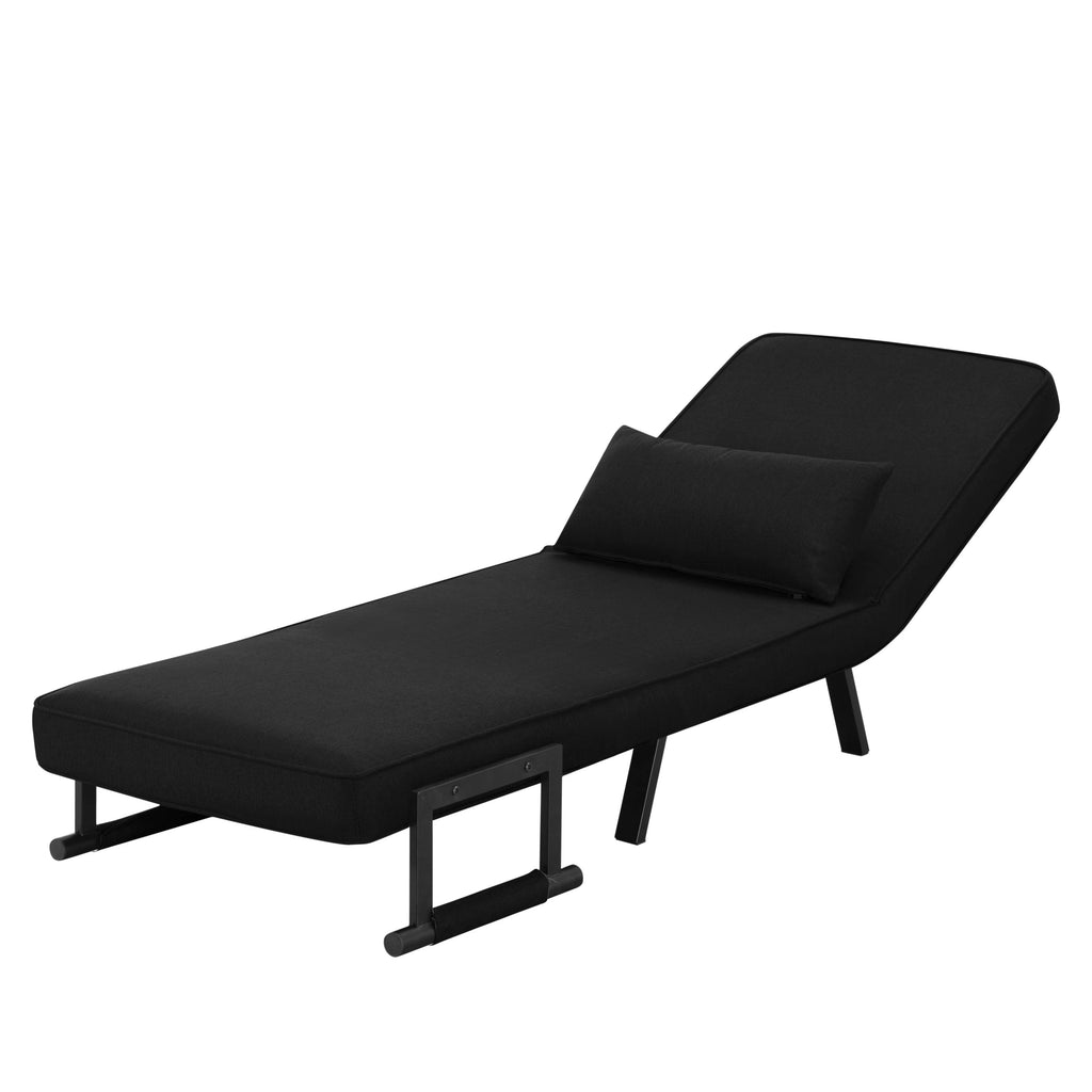 26” Folding Arm Chair Lounge 4-in-1 Convertible Sofa Bed