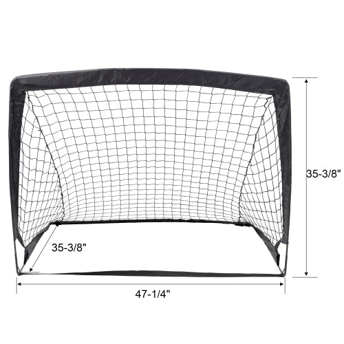 2 Pack Pop Up Soccer Goals, Portable Soccer Nets for Kids Youth Adults, Outdoor Soccer Goal Set for Backyard Games & Soccer Training