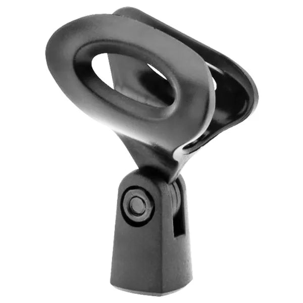 Microphone Clip Holder, Adjustable 180 Degree Rotation Mic Clip for 45‑mm Handheld Wired Wireless Microphone, Fits 5/8" to 3/8" Mic Stand