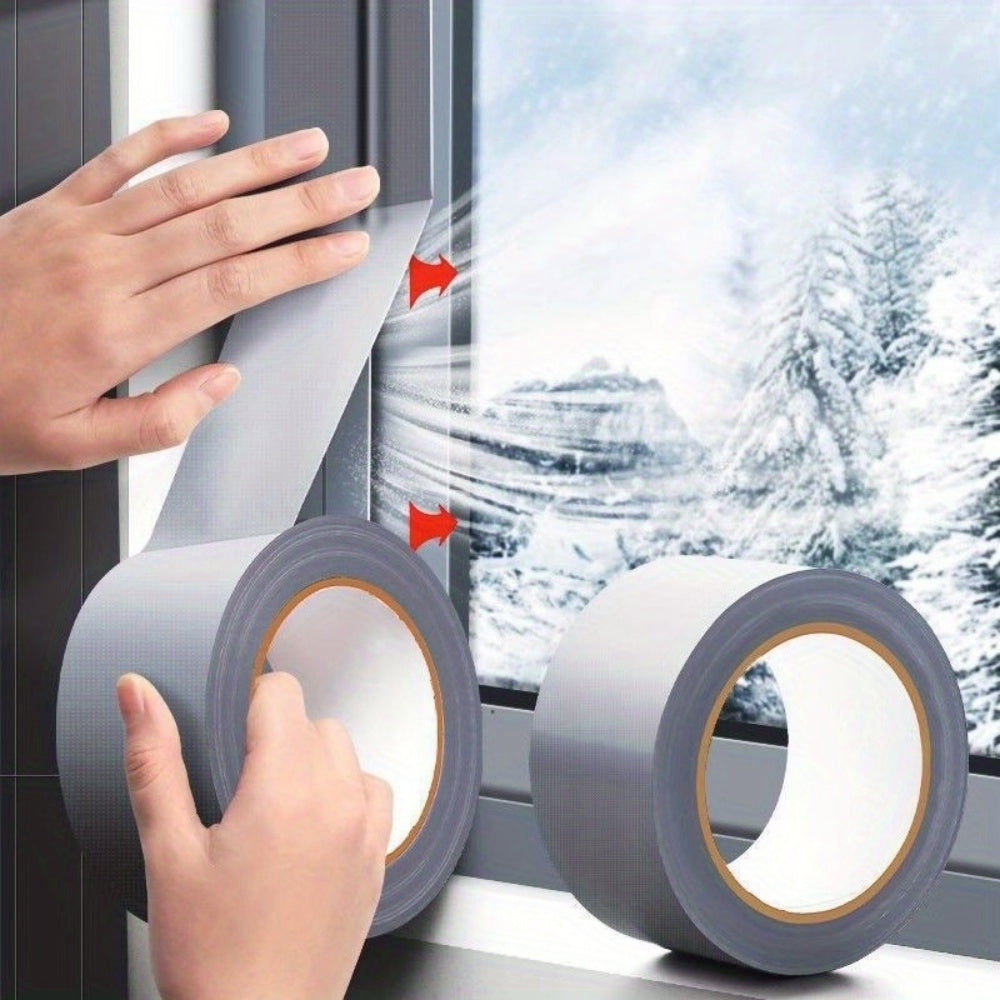 Window Weather Stripping Sealing Tape, Heavy Duty Waterproof Fabric Tape for Door Window Gap, Insulation Seal for Winter Heat Loss Prevention