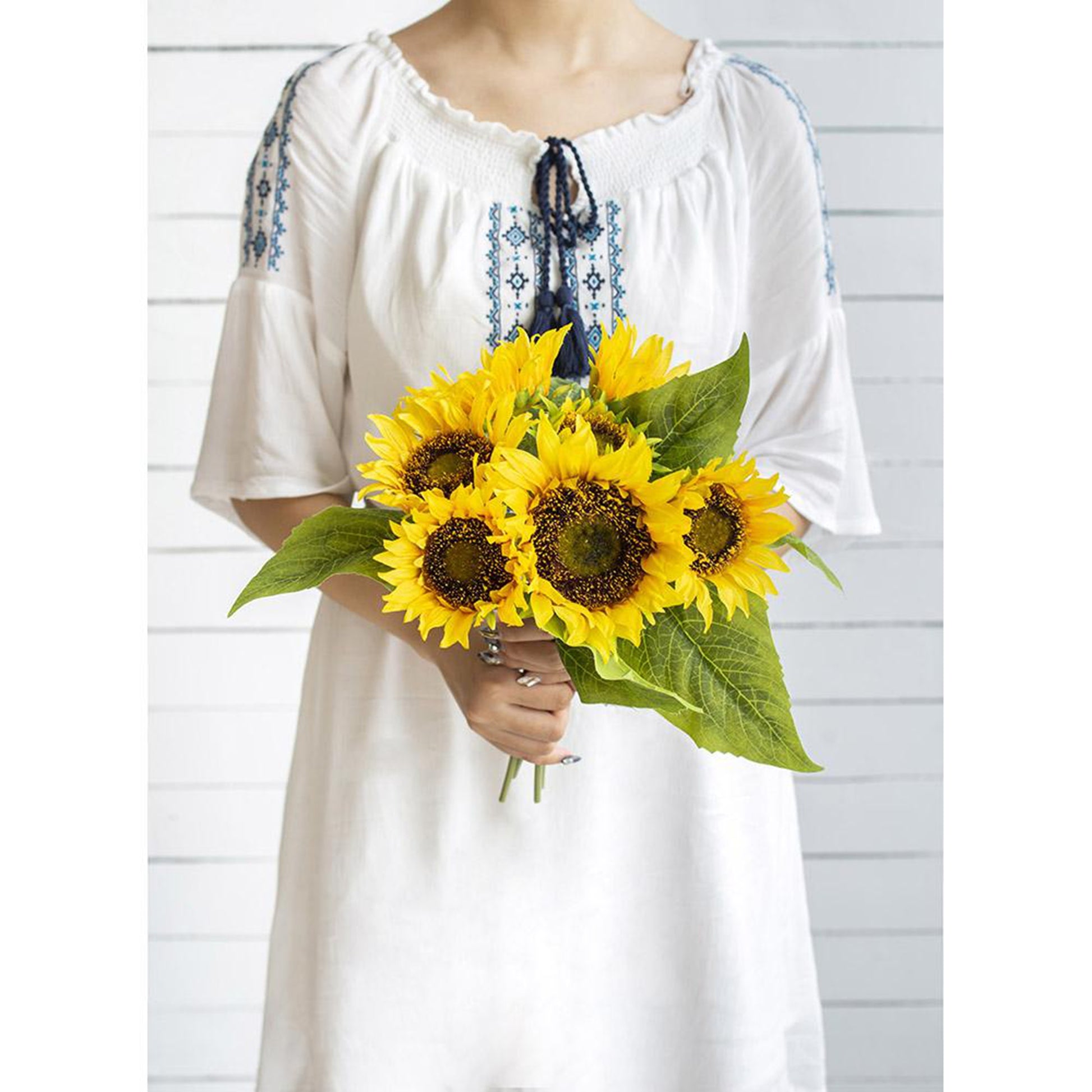 Set of 3, 14x14x15" Sunflower Bundle X7