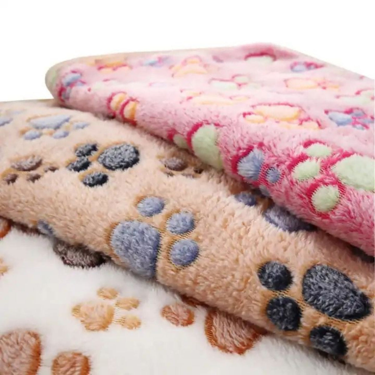 3 Pack Cat and Dog Blanket Soft & Warm Fleece Flannel Sleep Mat, Great Pet Throw for Puppy, Cats, Small, Medium & Large Dogs