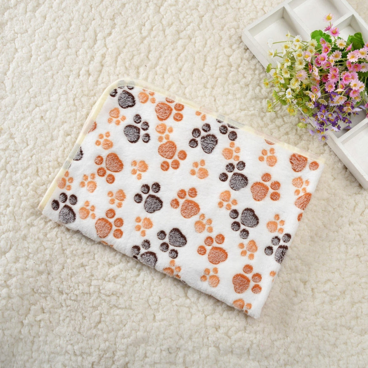 3 Pack Cat and Dog Blanket Soft & Warm Fleece Flannel Sleep Mat, Great Pet Throw for Puppy, Cats, Small, Medium & Large Dogs