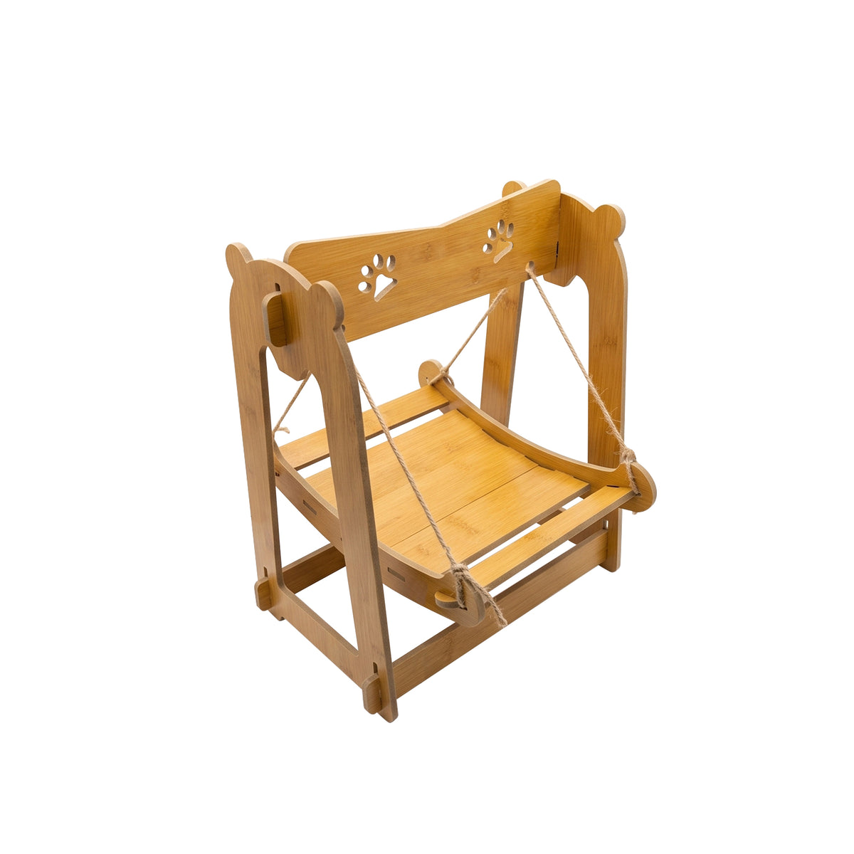 Indoor Cat Swing Hammock, Hanging Pet Bed for Cats and Small Dogs, Elevated Cozy Lounger Chair