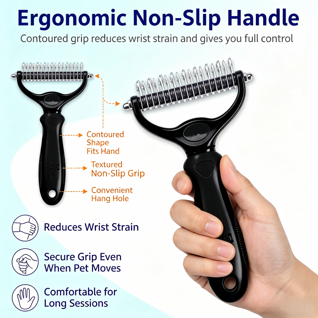 2-in-1 Pet Grooming Brush