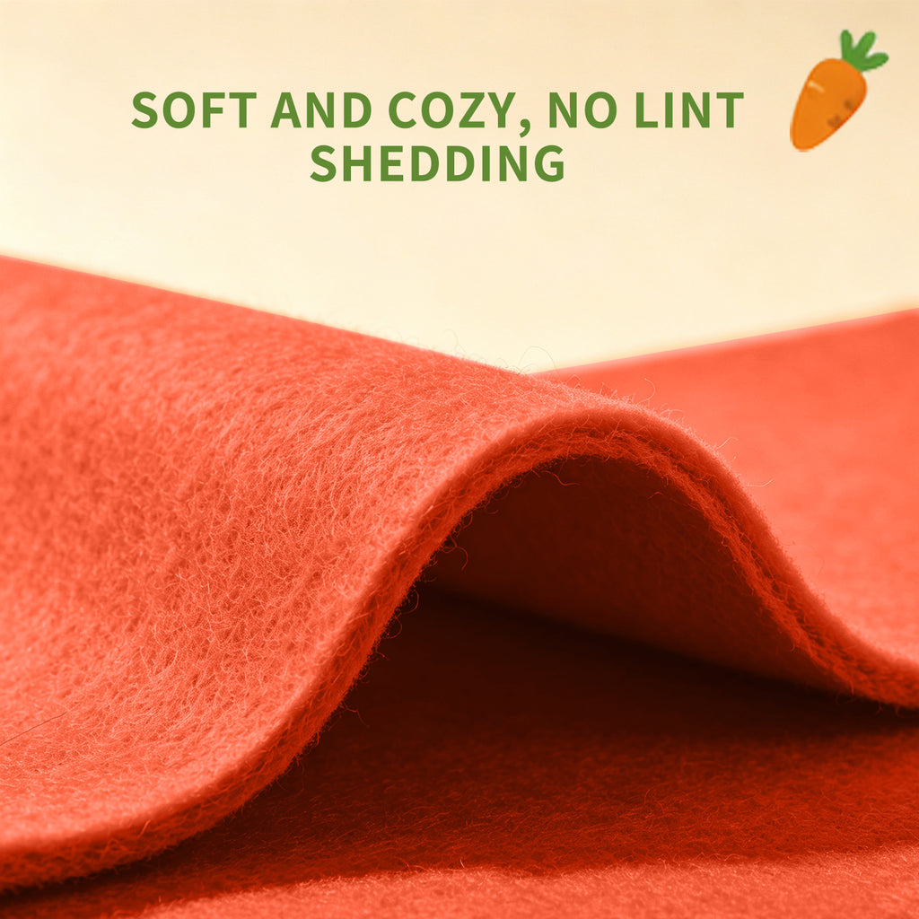 Cave Bed Cats,Soft Detachable Semi-Enclosed House,Carrot Shape Covered Cat Beds - for Home Indoor Medium Large Sized Pets Dogs Kitten Puppy Sleep Rest
