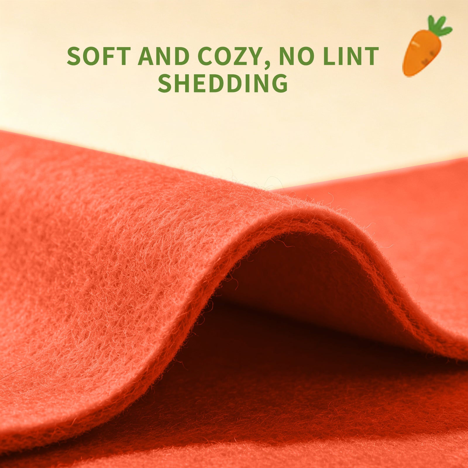 Cave Bed Cats,Soft Detachable Semi-Enclosed House,Carrot Shape Covered Cat Beds - for Home Indoor Medium Large Sized Pets Dogs Kitten Puppy Sleep Rest