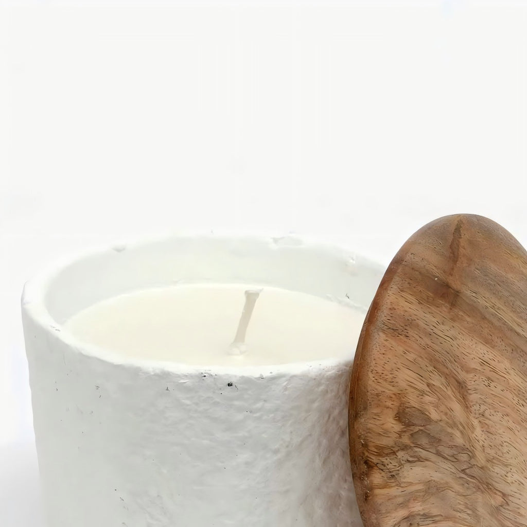 Jar Candle Ecomix Wax Fill With Wooden Lid Mimosa, 7oz