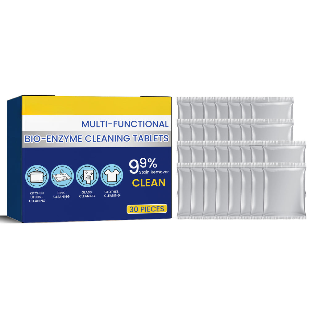 30-Count Multi-Purpose Cleaning Tablets for Kitchen, Bathroom, Glass & Household Surfaces