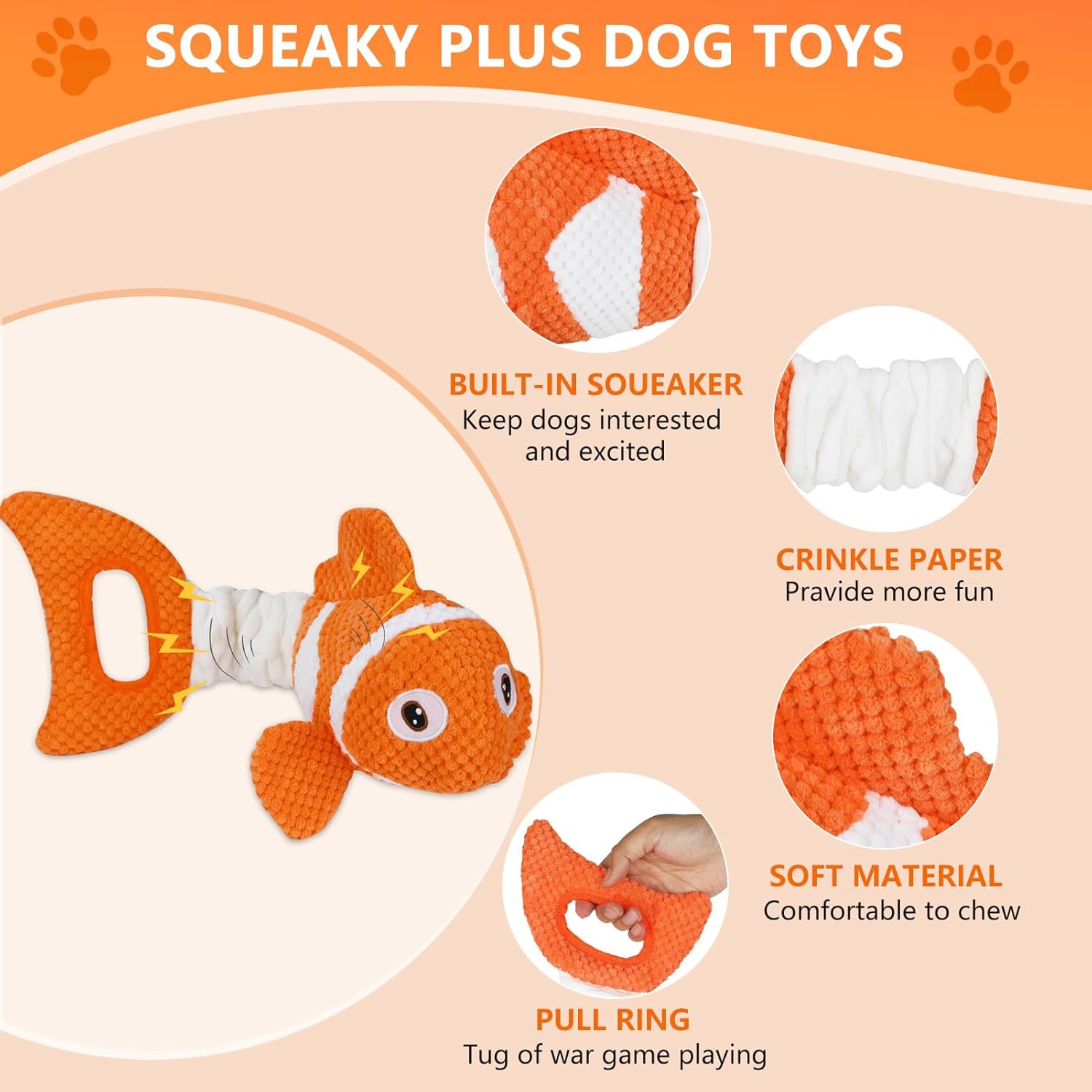 ZippyPaws Durable Interactive Tug Dog Toy: Soft Fabric, Indoor/Outdoor for All Dogs