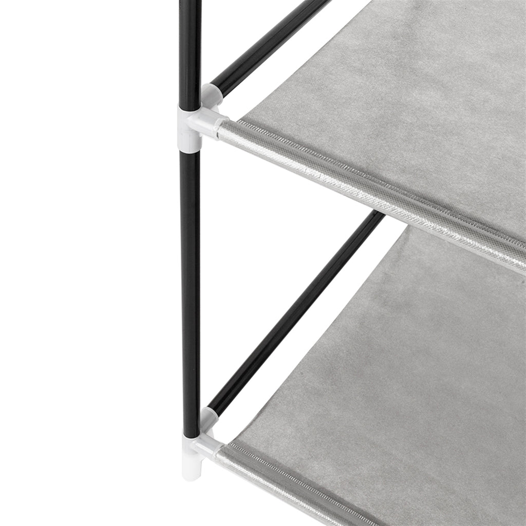 AEELLEEA- Freestanding Non-Woven Fabric Wardrobe, 69 Inch Portable Assembled Closet with Steel Frame