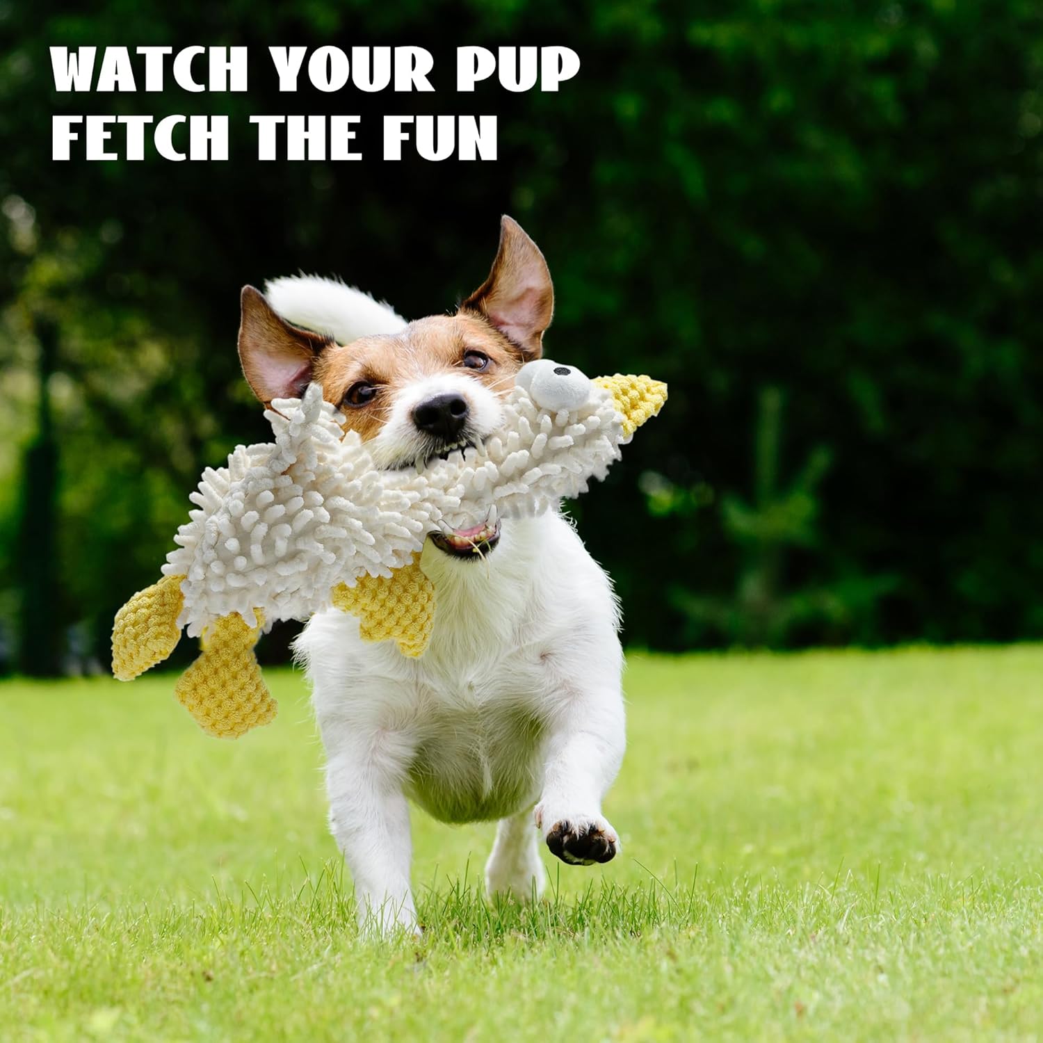 ZippyPaws Small Medium Large Dog Toys, Cute Soft Squeaky Crinkle Plush Stuffed Durable Pet Teething Animal Chew Toys for Small to Large Breed, Cognitive Stimuting Boredom Puppy Busy Birthdays Gifts