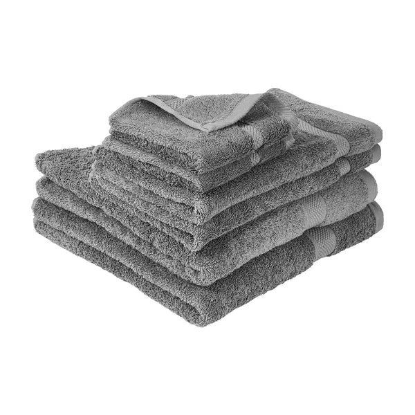 6-Piece Towel Set, 100% Cotton 600GSM Luxury Bathroom Towels, Highly Absorbent for Bathroom, Gym, Hotel & Spa