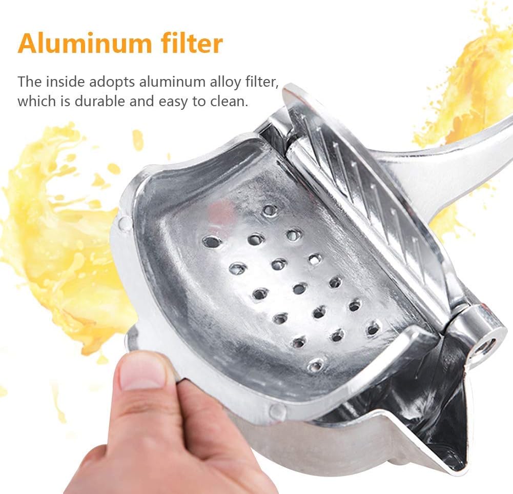Heavy Duty Hand Juicer, Manual Juicer, Hand Press Juicer, Juicer Handheld, Metal Alloy Lemon Squeezer for Orange, Citrus & Fresh Fruit