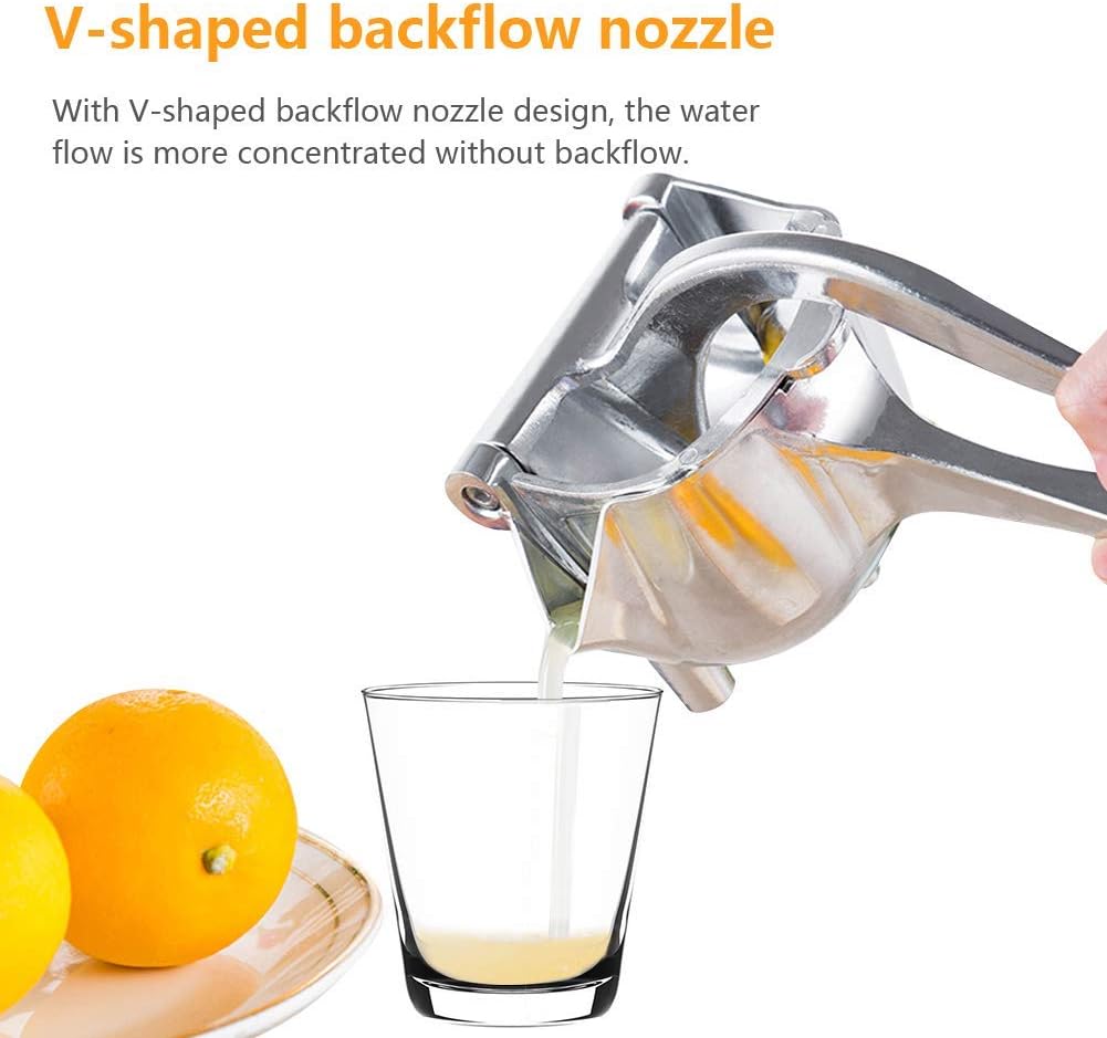 Heavy Duty Hand Juicer, Manual Juicer, Hand Press Juicer, Juicer Handheld, Metal Alloy Lemon Squeezer for Orange, Citrus & Fresh Fruit