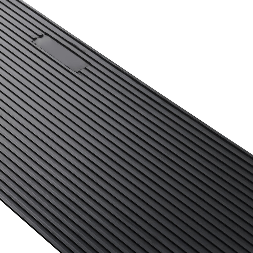 .2" Rise Cuttable Threshold Ramp for Doorways, 35.4" Wide Natural Rubber Wheelchair Ramp, Non-Slip Wheelchair Ramp for Home & Groceries