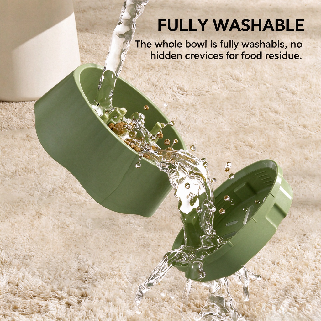 2-in-1 Pet Slow Feeder Bowl, Anti-Choke Maze Food Bowl with Non-Slip Base, Washable Pet Feeding Dish for Cats Small Dogs