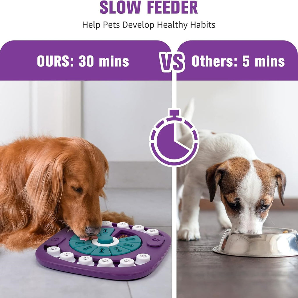 Interactive Dog Toys with Squeaky, Dog Enrichment Toys for IQ Training and Mental Stimulation for Small Medium Large Pets Cats Puppies