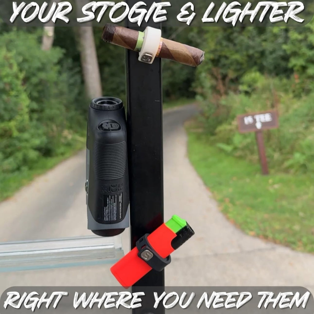 Cigar Magnetic Holder for Golf Cart, Cigar accessories, Adjustable Cigar Clip Holder for Golfing, Grilling, Fishing, Travel, and Outdoor Adventure