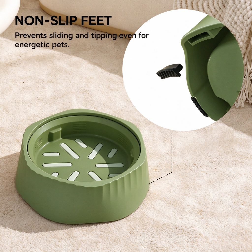2-in-1 Pet Slow Feeder Bowl, Anti-Choke Maze Food Bowl with Non-Slip Base, Washable Pet Feeding Dish for Cats Small Dogs