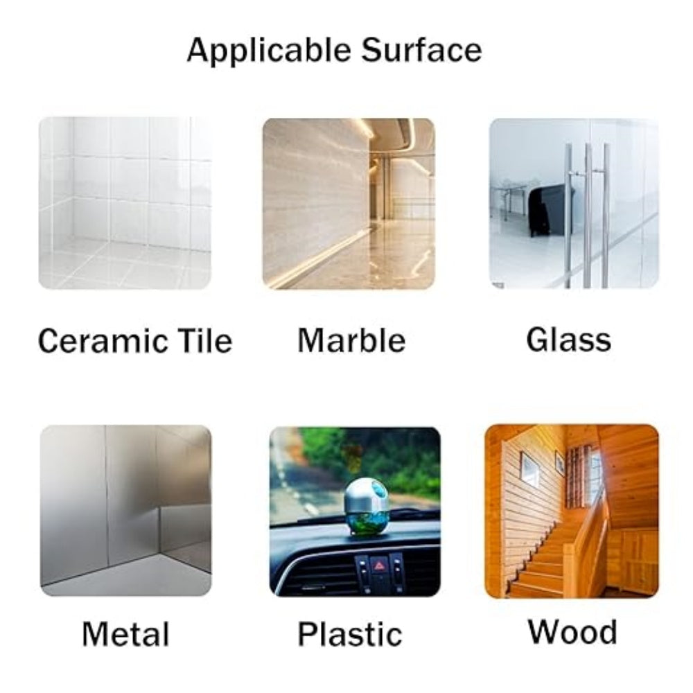 Clear Double Sided Nano Tape, Heavy Duty Removable Adhesive for Wall Decor, Hanging Pictures, Posters, Carpet & Photos