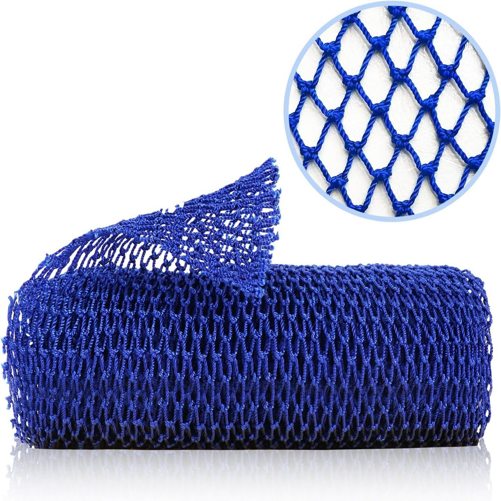 African Exfoliating Net Sponge, 2 Pack Long Nylon Bath Net Washcloth, Body Back Scrubber for Skin Smoothing, Shower Exfoliating Towel for Men Women