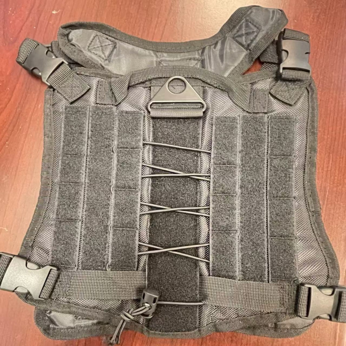  Tactical Dog Harness, Adjustable No Pull Dog Vest with MOLLE Hook and Loop Panels, Quick Release Buckles & Top Handle for Training Walking Outdoor