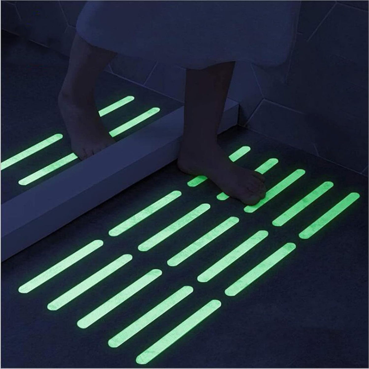 Bathtub Non Slip Stickers Luminous Shower Mats,Anti Slip Bath Tub Stickers, Adhesive Showers Treads Slip Strip for Bath,Stairs,Swimming Pools