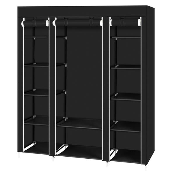 Portable Clothes Closet Wardrobe Storage Organizer with Non-Woven Fabric