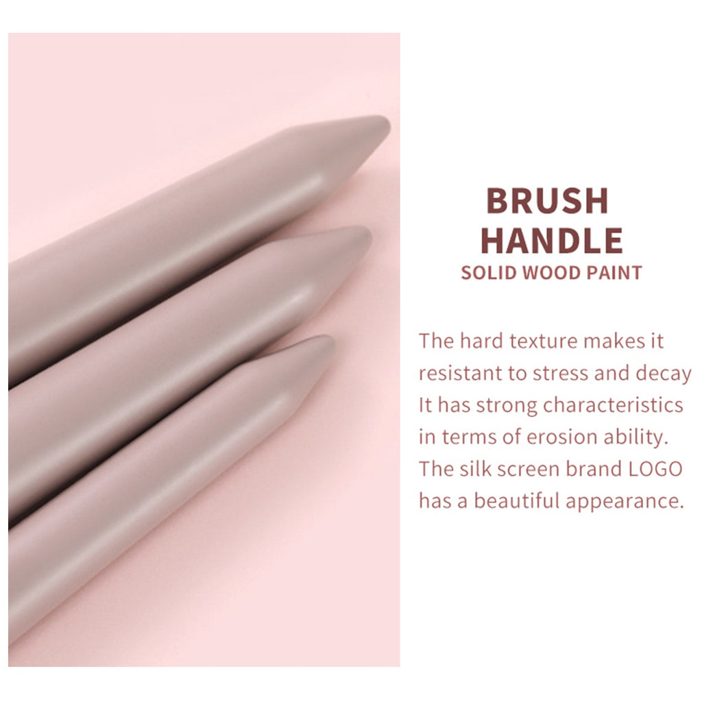 13 Piece Makeup Brush Set, Soft Synthetic Bristles, Professional Face & Eye Makeup Brushes with Velvet Storage Pouch