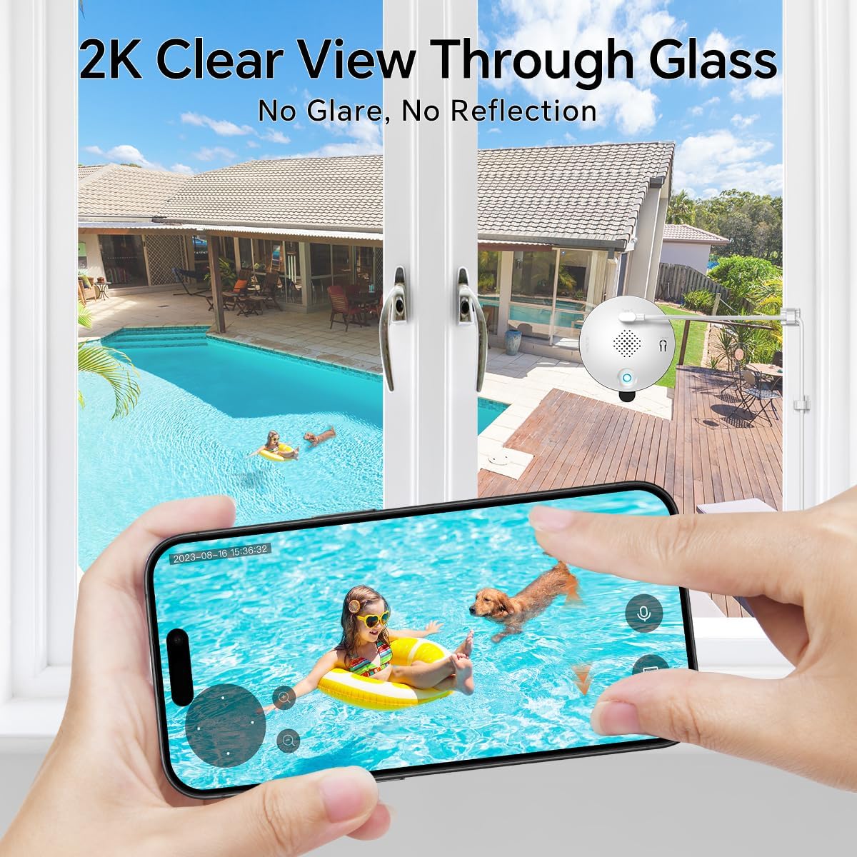 Window Cameras: Indoor Mount, Outdoor Monitor