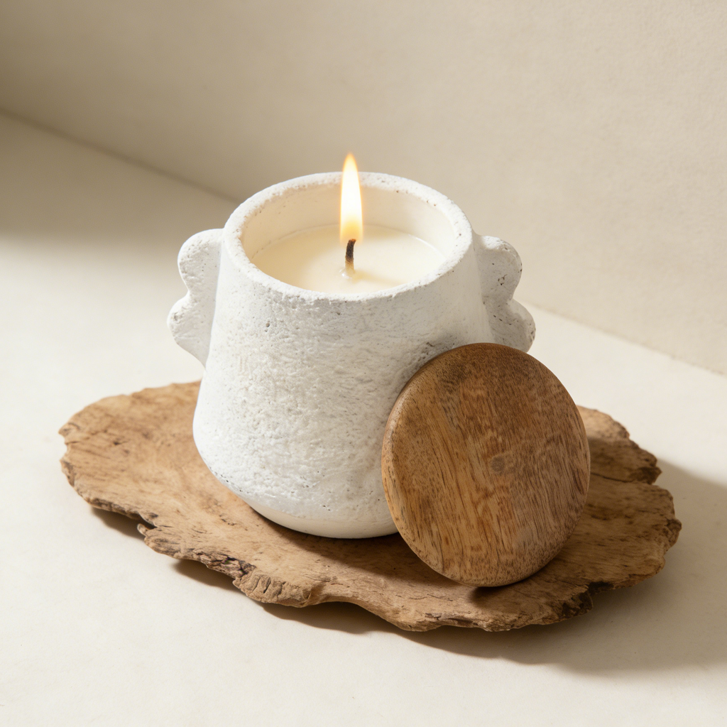 Jar Candle Ecomix Wax Fill With Wooden Lid - Mimosa 8oz