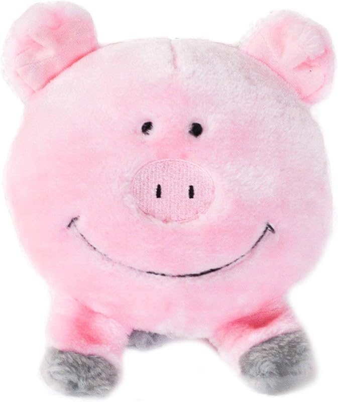 ZippyPaws Brainey Squeaky Plush Dog Toy Monkey