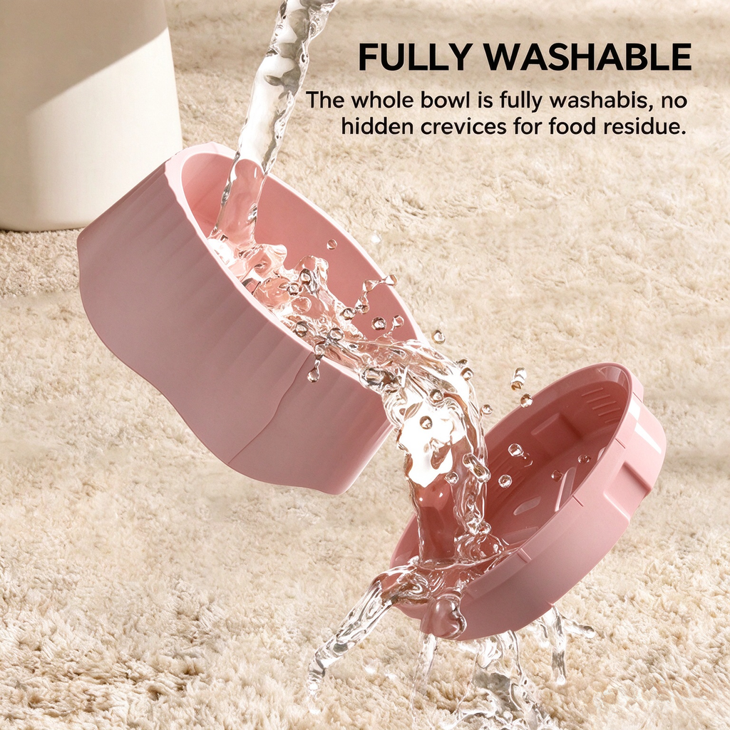 2-in-1 Pet Slow Feeder Bowl, Anti-Choke Maze Food Bowl with Non-Slip Base, Washable Pet Feeding Dish for Cats Small Dogs