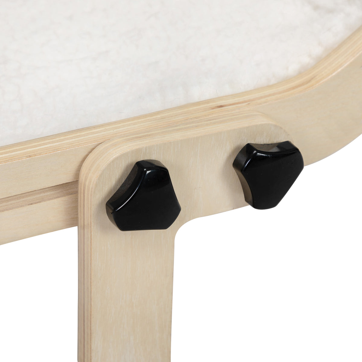 Wooden Cat Window Perch, Sturdy Wall Mount Cat Hammock Window Seat with Soft Plush Mat for Indoor Cats