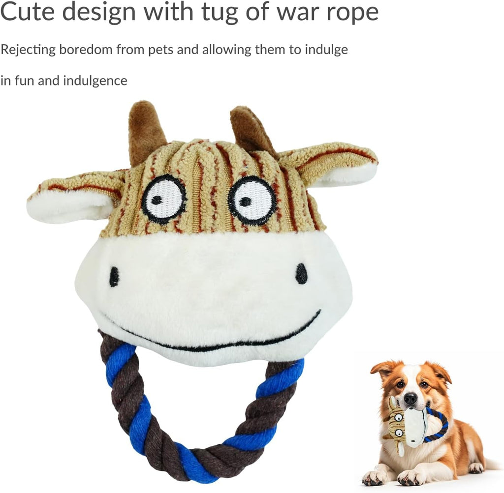 Squeaky Plush Dog Toys for Puppy Small Medium Dogs, Cute Soft Stuffed Puppy Toys for Teeth Cleaning and Boredom.Dog Toys to Kepp Them Busy