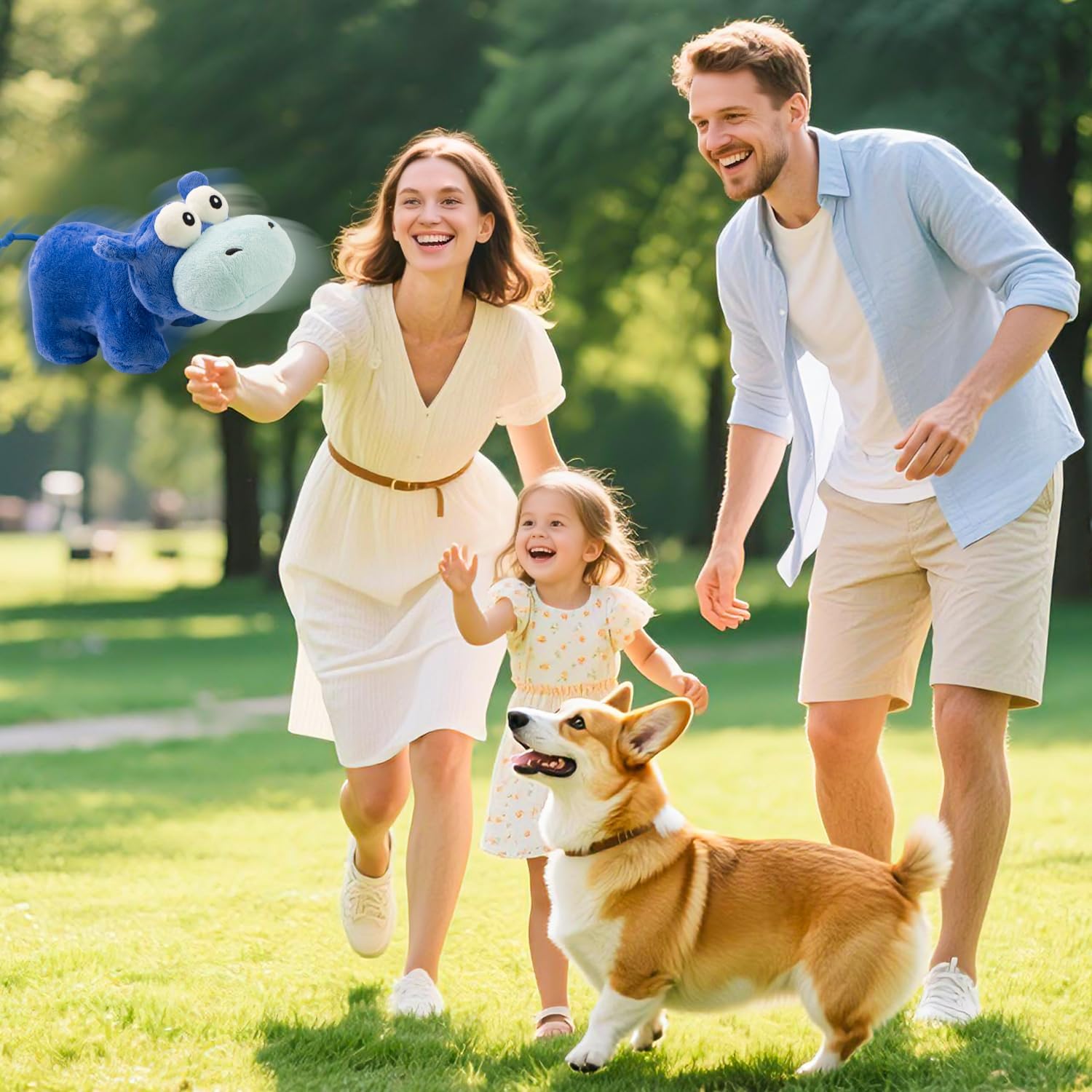 ZippyPaws Dog Toy Cute Plush Dog Toys Safe Puppy Teething Chewing forBreed Stuffed Hours of Fun
