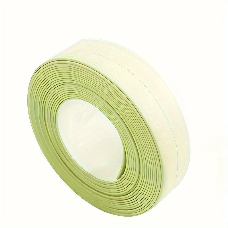 1 Roll Self-Adhesive Waterproof Caulk Strip, Kitchen & Bath Sealing Tape, Moisture-Proof Edge Trim for Toilet & Sink Seams