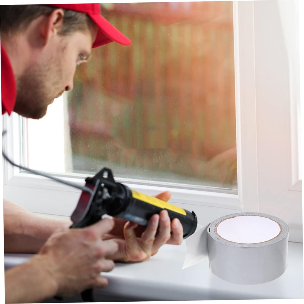 Window Weather Stripping Sealing Tape, Heavy Duty Waterproof Fabric Tape for Door Window Gap, Insulation Seal for Winter Heat Loss Prevention