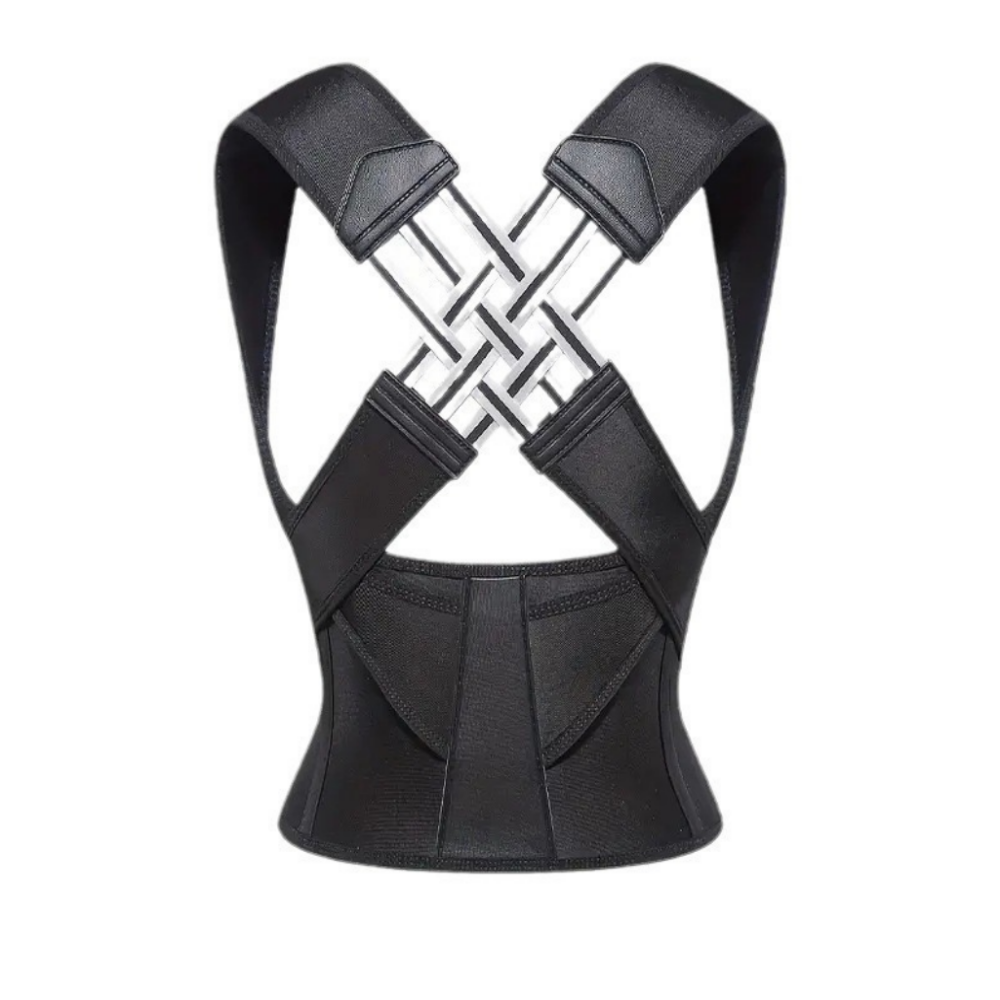 （M）Adjustable Posture Corrector for Men Women, Back Support Brace for Upper Lower Back, Shoulder Straightener for Slouching Relief