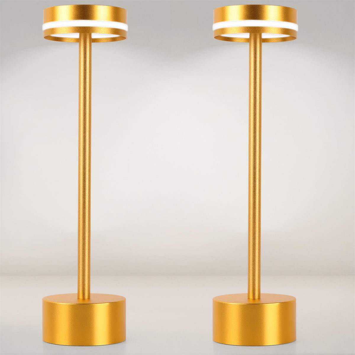 2 Packs LED Cordless Table Lamp, Portable Operated LED Desk Lamp, 3 Color Dimmable, Lighting for Home Décor,  Ambient Mood Light For Bar Pub
